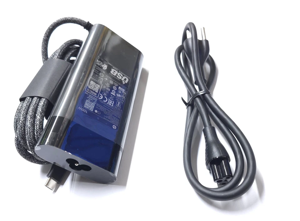 New Geniune 100W USB-C AC Charger For HP N56858-011 N57045-001 TPN-LA31 TPN-DA32 - Image 2 of 4