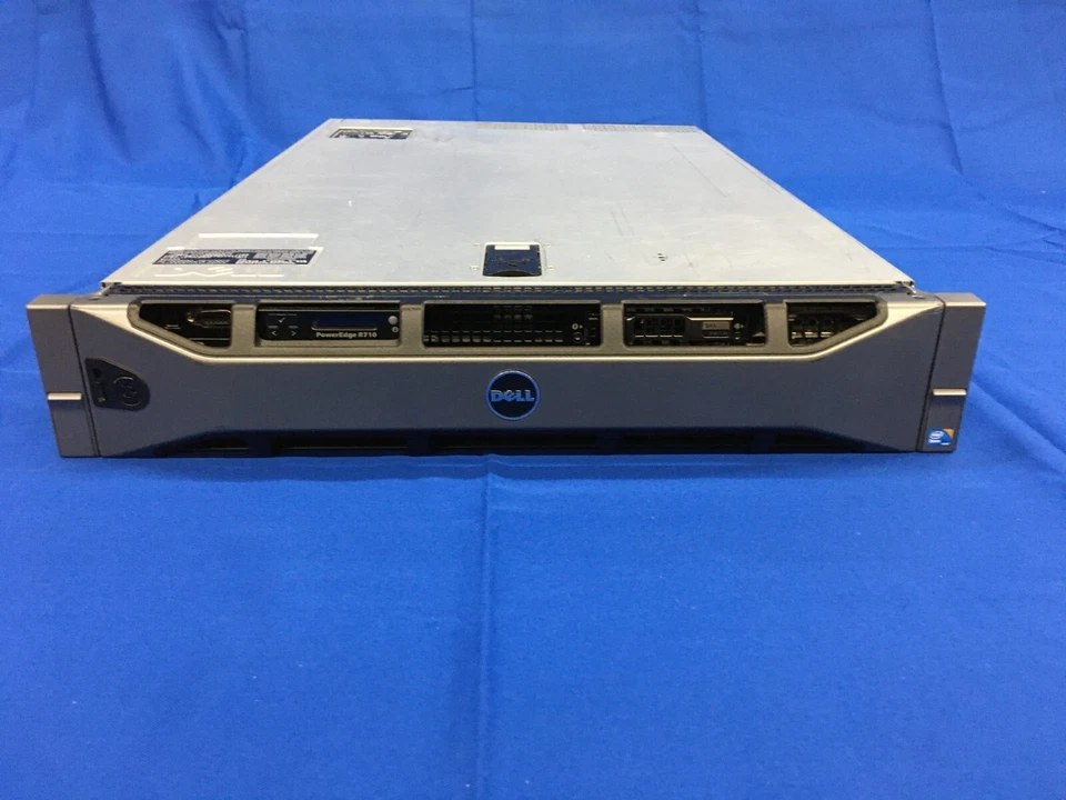 Dell PowerEdge R710-2U 2x Xeon E5620- 8GBx4 RAM- 2x 2TB 7.2K SAS HDD With Rails - Image 2 of 4