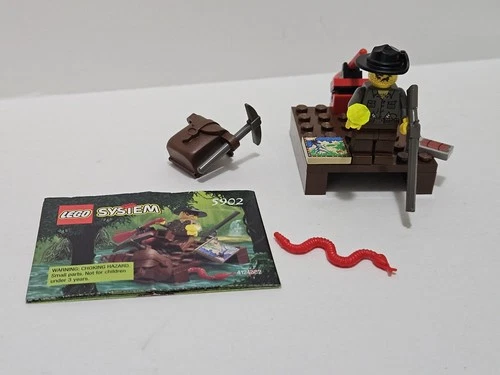 VINTAGE LEGO Adventurers: River Raft 5902 ADULT OWNED & COMPLETE W/ INSTRUCTIONS