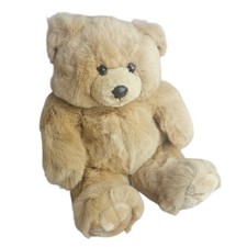 Vintage 24K Polar Puff Plush Tan Teddy Bear 15" Stuffed Toy 1994 Excellent
