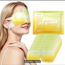 venrock Steam Eye Mask 10 Packs Heated Eye Mask Self Heating Disposable SPA W...