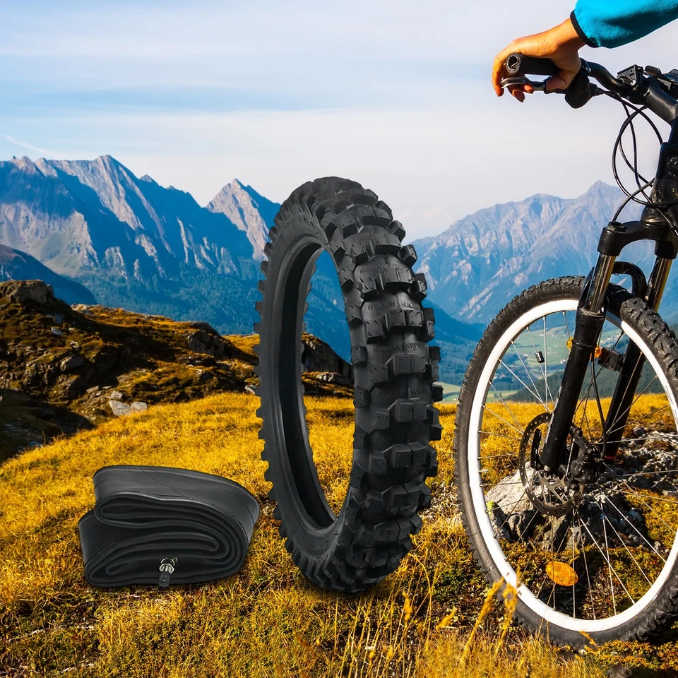 Juego de neumáticos + tubos delanteros 70/100-19 para moto Honda KX100 CRF150 Foto 2 de 4