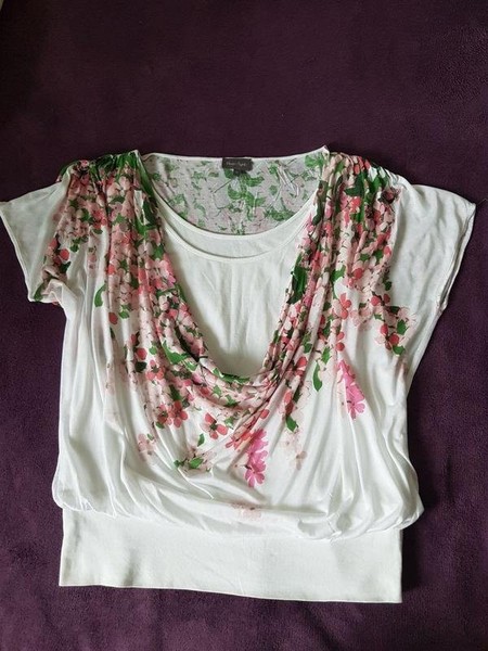 Women Phase Eight Shirt White Viscose 42 / XL / 50 #CD0B