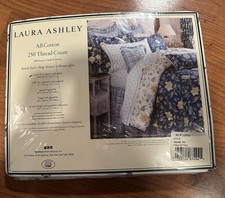 Laura Ashley Sweet Buds Floral Twin Fitted Sheet 250 Thread Count 39 X 75