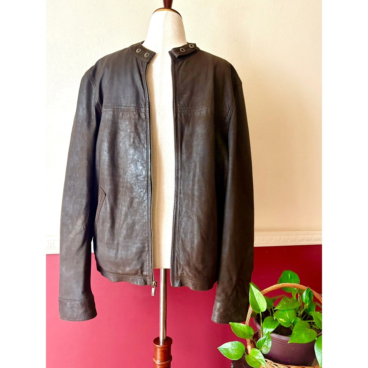 Chaps Leather Jacket products for sale | eBay