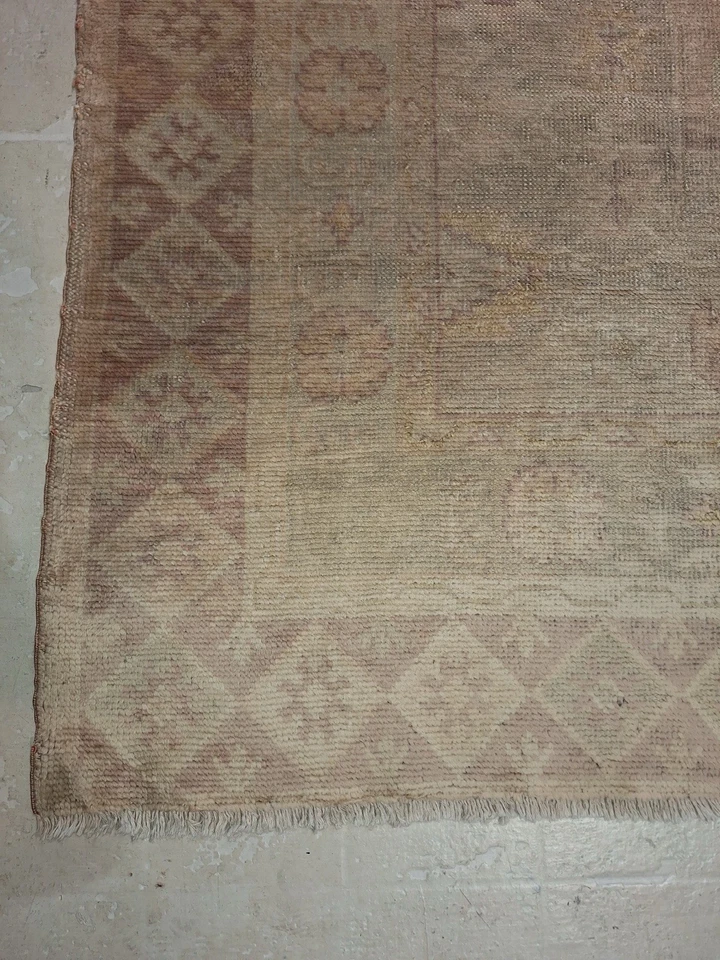 Oushak turco alrededor de 1920 8 ft2 por 11 ft4 Foto 2 de 4