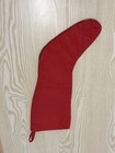Sferra Needlepoint Embroidered Christmas Stocking Large Red Blue Teddy Bear — photo 2