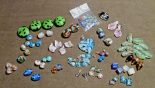 Variety MURANO, MILLEFIORE, BLOWN GLASS, DICHROIC , Glass BEADS for REPURPOSE