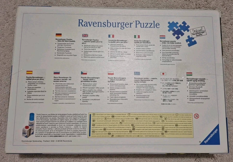 5000 Piece Jigsaw Puzzle Ravensburger View of Florence Very Rare Puzzle - Image 3 of 4