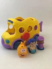Bubble Guppies Swim Sational School Bus 2 Rolling Figures Mr Grouper 2012