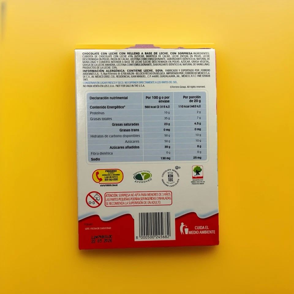 Kinder Sorpresa Maxi Huevo 1 Pieza (100g) Huevo Niña Muñeca Sorpresa Edición Limitada🎄 Foto 4 de 4