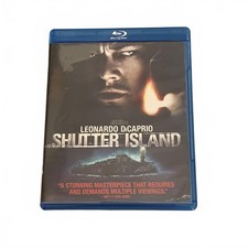 Shutter Island 2010 Blu-ray Disc w/ Case Thriller Mystery Leonardo