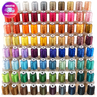 Polyester Stickgarn Set 500M 80 Farben MaschinenwäSche