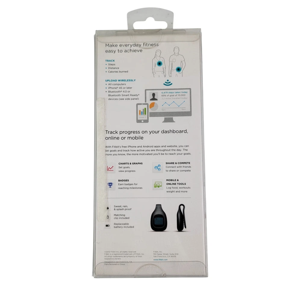 Fitbit Zip Blue Wireless Activity Tracker - Image 2 of 4