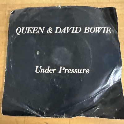 Queen & David Bowie - Under Pressure 7'' 1981 Picture Sleeve Record - 45rpm