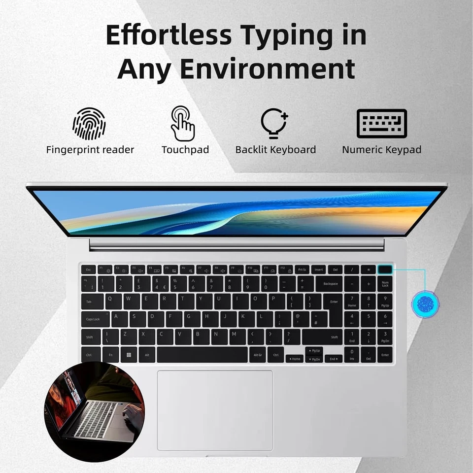 Samsung Galaxy Book4 15.6" FHD Laptop Intel Core 7 150U 16GB LPDDR4X 2TB SSD - Image 4 of 4