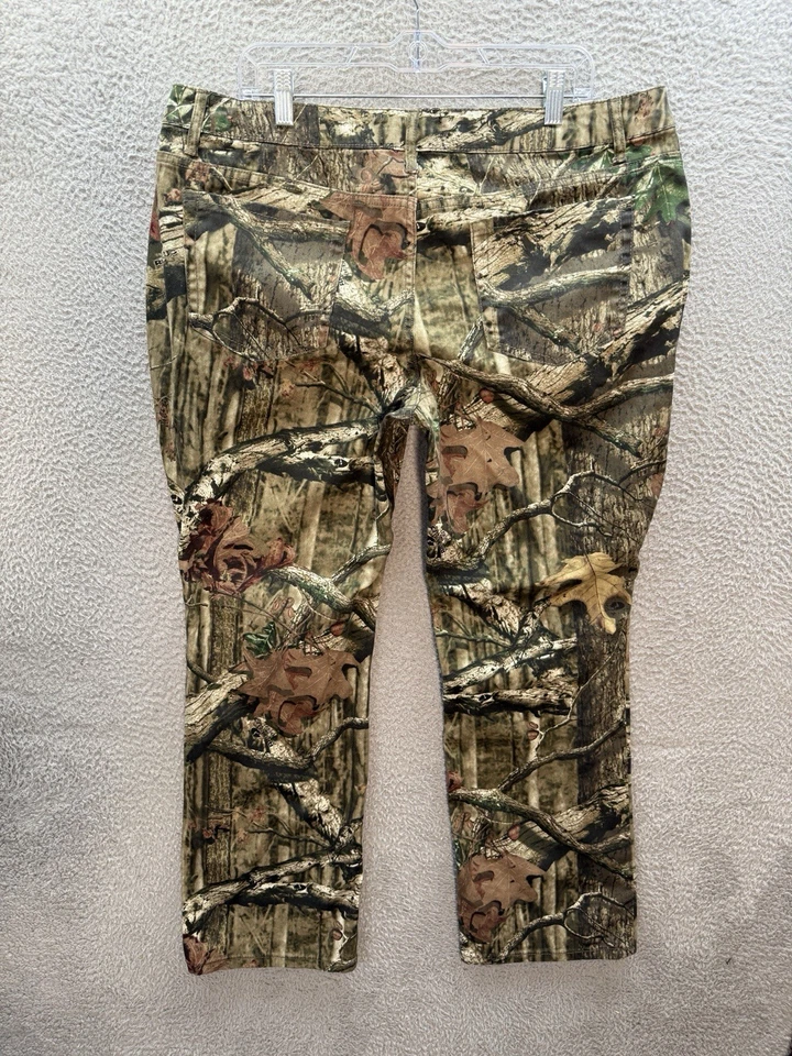 Mossy Oak Pants Womens 18 Camouflage Break Up Infinity Camo Outdoors Hunting - Image 2 of 4