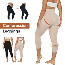 Plus Size Women Anti-Cellulite Compression Leggings Leg Slimming Body Shaper