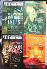 SANDMAN Vol 1,2,3,4 Dolls House,Season of Mists,Preludes Nocturnes,Dream Country