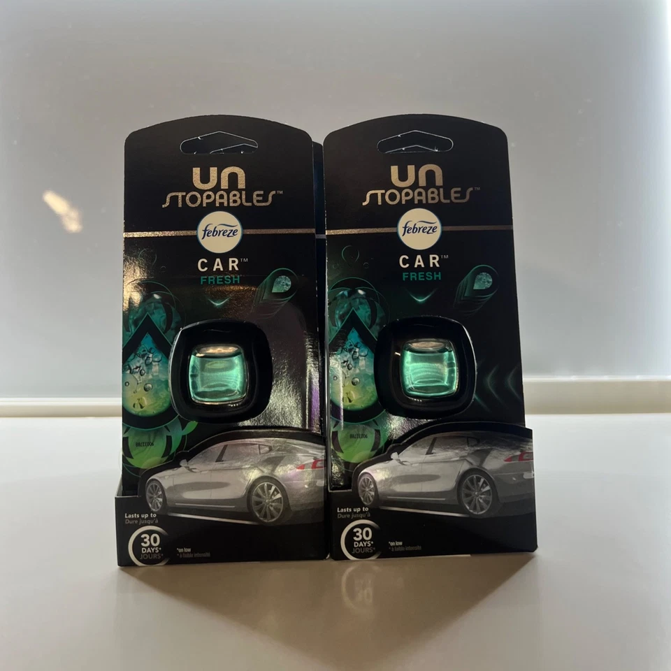 Febreze Unstopables Car Odor Fighting Car Vent Clip Fresh Scent .07oz 8 count - Image 3 of 4