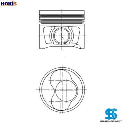 KOLBEN 40408600 STD für BPW/BMP/BMM/BGW/BRT/BSS/BVH/BRC/BHW/CBJB/CBHA/BWW 2,0L