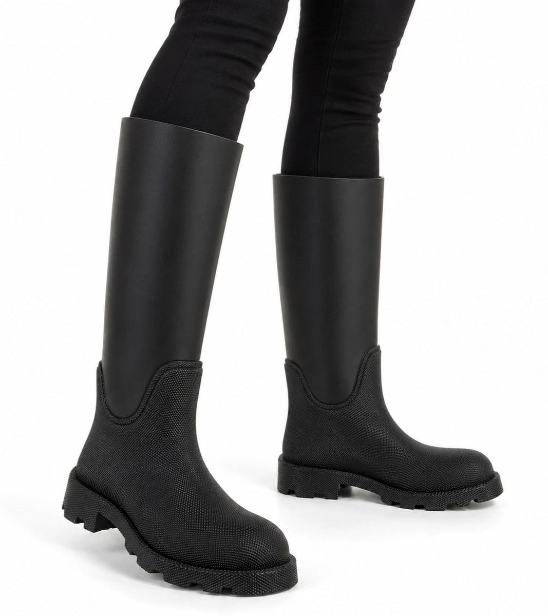 Burberry Black Rubber Boots for Women for sale | eBay