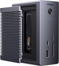 UGREEN Revodok Nvme Docking Station 10-In-1 USB-C Hub 4K 60Hz HDMI, M.2 Nvme SSD