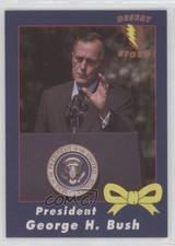 1991 AMA Desert Storm Yellow Ribbon George HW Bush #52 0il7
