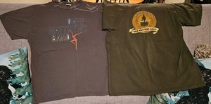 2 Dave Matthews Band DMB Retro Tour Shirts Size L/XL, Alpine 2004, 2008 Tour