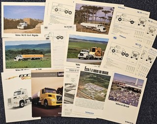 Konvolut Volvo do Brasil LKW Truck Prospekte Brochures
