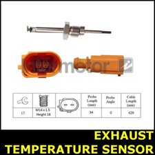 Sensor de temperatura de escape EGT After-DPF se adapta a SEAT ATECA LEON 5F 2.0 117D