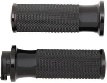 Empuñaduras Arlen Ness serie Fusion - lisas - negras para moto de calle 07-321 Foto 2 de 4