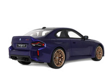 BMW 2 Series M2 CS Coupe G87 1:18 GT Spirit GT552 Blue/Silver Resin