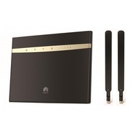 UNLOCKED HUAWEI B525s-23a 4G ROUTER 300Mbps + TEL PORT + 2 x EXTERNAL ANTENNAS 