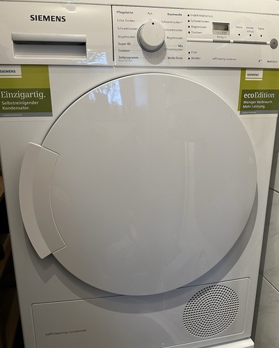 Siemens Wärmepumpentrockner  ecoEdition. Selbstreinigender Kondensator