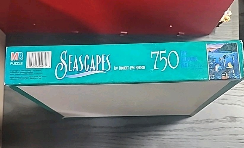 Seascapes 750 Piece Sealed Jigsaw Puzzle Milton Bradley 18x24