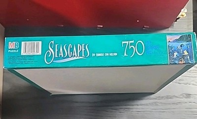 Seascapes 750 Piece Sealed Jigsaw Puzzle Milton Bradley 18x24