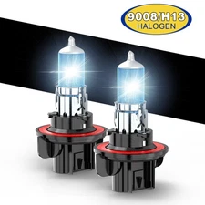 H13/9008 Bright White 6000K Xenon Halogen Headlight Light Bulb High/Low Beam