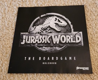 Jurassic World The Board Game by Pressman Complete  #NN