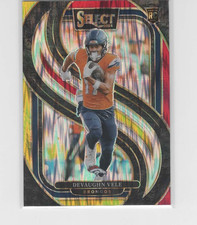 2024 Select Red and Yellow Prizm Shock #150 Devaughn Vele ROOKIE CARD P ID:67055. rookie card picture