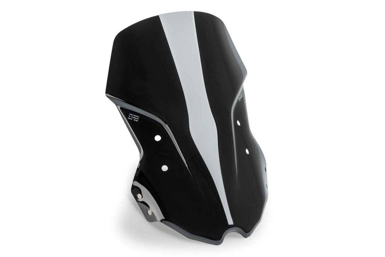 Puig Black Touring Screen QJ Motor SRT 700X Trail 2023-2025