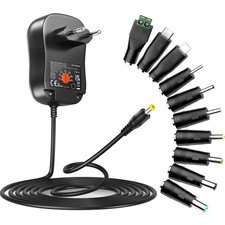 Netzteil LED Licht Monitor Router USB 6V 9V 12V 15V 18V 20V 24V 1A