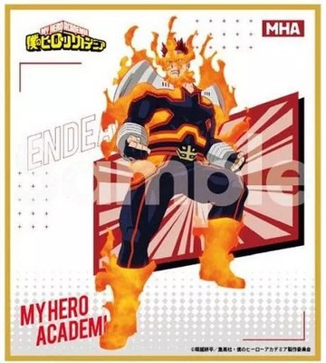 My Hero Academia Paper product Endeavor '' Trading Mini Shikishi 6th Season