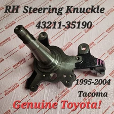 🛑95 96 97 98 99 00 01 02 03 04 GENUINE Tacoma RH Steering Knuckle 43211-35190