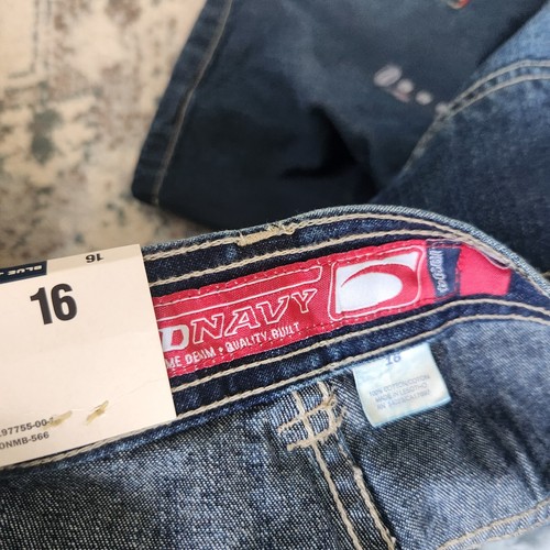 Y2K 90's Old Navy Jorts Jean Skate Shorts Boys Youth Size 16 Baggy Denim Vintage - Picture 8 of 11