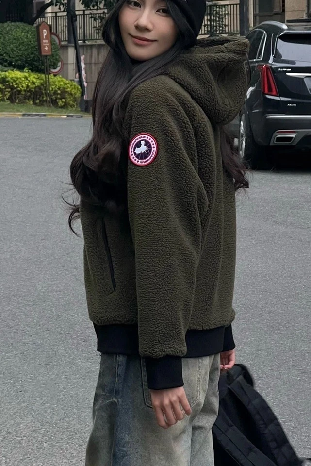 NWT Authentic Canada Goose  Simcoe Wool Hoody Fleece Jacket - Size M - Image 2 of 4