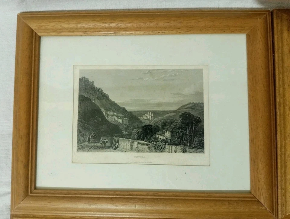 Lord Byron Madrid Diodati Cintra Olymp W Creuzbauer 1830-50 Original Stahlstiche - Bild 4 von 4