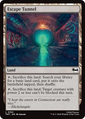 ESCAPE TUNNEL x4 mtg NM-M Teenage Mutant Ninja Turtles 4 Common