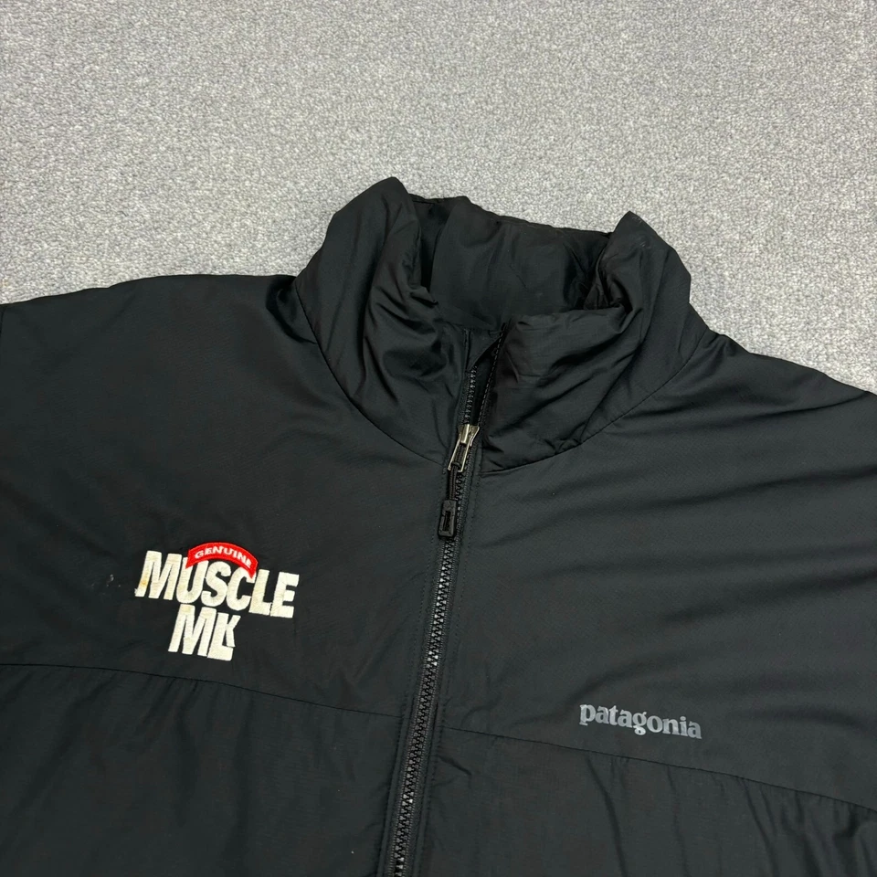 Patagonia Jacket Adult Extra Large Black Primaloft Bomber Insulated Coat Men - Image 3 of 4