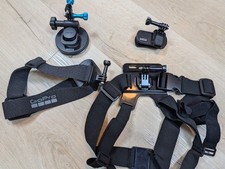 Genuine GoPro Mount Lot Chesty Chest Harness Suction Cup Head Strap Swivel Clip